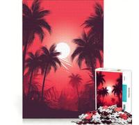 Rompecabezas para Adultos 1000 Piezas Paraíso Tropical Juegos Divertidos Desestresante Intelectual Fortalece el Amor Entre Parejas 50x75cm