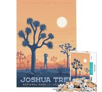 Rompecabezas para Adultos 1000 Piezas Parque Nacional Joshua Tree Juego Imposible Juguetes educativos Regalos para cumpleaños Actividades Familiares tamaño 38x52cm