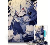 Rompecabezas para Adultos,1000 Piezas,Personaje de Anime con Forma de Oso,Arte de Corte preciso,Juego Creativo,Juguete,Tiempo de Juego Relajante,Escena navideña (38x26cm)