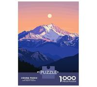 Rompecabezas para Adultos 1000 Piezas Pikes Peak Mountain Sunset Rompecabezas para Adultos Juegos Relajantes Regalos para Mujeres Oferta como Regalos para Toda La Familia 52x38cm/1000pcs