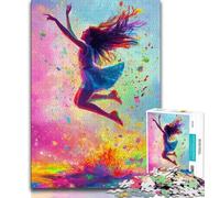 Rompecabezas para Adultos,1000 Piezas,Pintura al óleo de Bailarina de Ballet,Ayuda a ejercitar el Cerebro,Juguetes adictivos para Cultivar la Paciencia,colección de Artistas,Bellas Artes (75x50cm)