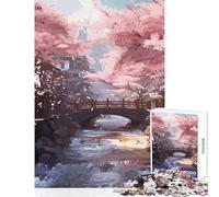 Rompecabezas para Adultos 1000 Piezas Pintura de Paisaje japonés Juguete Educativo Obra de Arte Regalo Juego Educativo colección de Artistas Bellas Artes tamaño 50x75cm