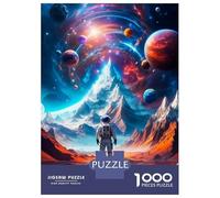 Rompecabezas para Adultos 1000 Piezas Planetary Mountain Rompecabezas para Adultos Juego Práctico Difícil Difícil Diversión En Casa Actividades, 52x38cm/1000pcs