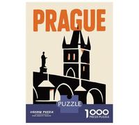 Rompecabezas para Adultos 1000 Piezas Prague Travel Rompecabezas para Adolescentes Juegos Relajantes Análisis Y Lógica Cumpleaños Y Navidad 52x38cm/1000pcs