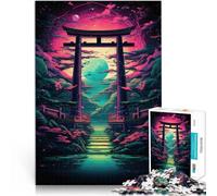 Rompecabezas para adultos, 1000 piezas, puerta japonesa Torii para decoración del hogar, rompecabezas de análisis y lógica de 14.95 x 20.47 pulgadas para adolescentes mayores de 14 años