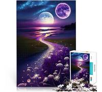 Rompecabezas para adultos 1000 piezas Puzzle Cosmic Fantasy Beach Obra de arte 26 x 38 cm Colección de artistas Bellas Artes para adolescentes de 14 años y más