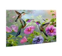 Rompecabezas para Adultos, 1000 Piezas, Puzzle de Madera Desafiante, Obra Arte Juego, Rompecabezas Juego De Manos Decoración Familiar, Pasatiempo Creativo, Regalo 75 x 50 cm Animal Pájaro 3 K0F-453