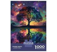 Rompecabezas para Adultos 1000 Piezas Rainbow Tree Reflection Art Print Rompecabezas para Adultos Juguete Decoración De Pared Análisis Y Lógica Juego Desafiante Regalos 52x38cm/1000pcs
