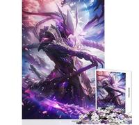 Rompecabezas para Adultos 1000 Piezas Reaper Samurai japonés Decoración del hogar Juguetes Regalo de cumpleaños Juego práctico Interacción Entre Padres e Hijos tamaño 50x75cm