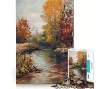 Rompecabezas para Adultos,1000 Piezas,Reflejos de otoño,Arte de Bordes precisos,Juego de Habilidad Mental,Juego Tranquilo,Regalo de cumpleaños para la Mente (38x26cm)