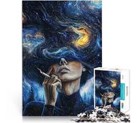 Rompecabezas para Adultos 1000 Piezas Reflexiones cósmicas Entrena tu Cerebro y Tus Manos Cada Pieza es única: un desafiante y Divertido Juego Familiar 38x26cm