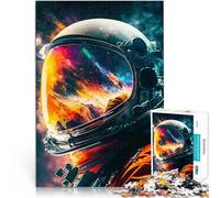 Rompecabezas para Adultos 1000 Piezas Reflexiones de Astronauta 13 Juguetes Juegos Educativos Antiestrés Apto para Parejas 75x50cm