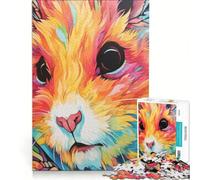 Rompecabezas para Adultos, 1000 Piezas, Retrato de Gato en Primer Plano, Juegos Divertidos, Entrena tu Cerebro y Tus Manos, fortalece el Amor Entre Parejas 38x52cm