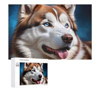 Rompecabezas para adultos, 1000 piezas, retrato de Malamute de Alaska, rompecabezas para adolescentes, juego de acertijo, decoración del hogar, cumpleaños único y regalos, 1000 piezas