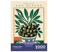 Rompecabezas para Adultos 1000 Piezas Retro Les Olives Rompecabezas para Adultos Juego Práctico Difícil Difícil Diversión En Casa Actividades, 70x50cm/1000pcs