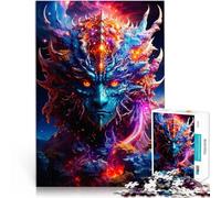 Rompecabezas para Adultos 1000 Piezas Rey Dragón Ayuda al Cerebro a ejercitar Juguetes adictivos para Cultivar la Paciencia. Ideas de Regalos 75x50cm