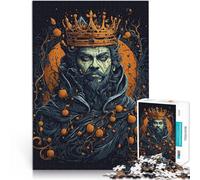 Rompecabezas para Adultos 1000 Piezas Rey Juego Familiar para aliviar el estrés: desafío difícil Juego Educativo para cumpleaños y Navidad. 38x26cm