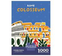 Rompecabezas para Adultos 1000 Piezas Rome Colosseum Rompecabezas para Adolescentes Juegos Relajantes Análisis Y Lógica Cumpleaños Y Navidad 52x38cm/1000pcs