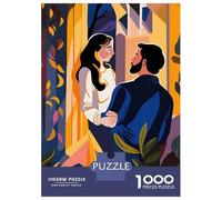 Rompecabezas para Adultos 1000 Piezas Romeo and Juliet Play Rompecabezas para Adultos Juego Práctico Difícil Difícil Diversión En Casa Actividades, 38x26cm/1000pcs