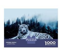 Rompecabezas para adultos, 1000 piezas, rompecabezas de tigre y bosque para adultos, juego familiar para diversión familiar, regalo de cumpleaños, regalos, 52 x 38 cm, 1000 piezas