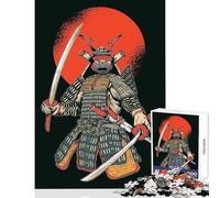 Rompecabezas para Adultos 1000 Piezas Samurai Fighter con Espada Juguetes antiestrés Regalos de cumpleaños Juegos educativos Descompresión Intelectual Tamaño 50x75cm