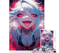 Rompecabezas para Adultos 1000 Piezas Seductora Demonio decoración del hogar Juguetes Regalos para Mujeres y Hombres Juego práctico para cumpleaños y Navidad tamaño 38x26cm