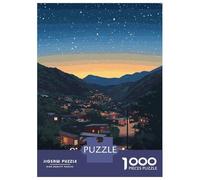 Rompecabezas para Adultos 1000 Piezas Sierra Nevada Night Sky Rompecabezas para Adultos Juguete Decoración De Pared Patrón De Ensamblaje Actividades Divertidas En Casa 52x38cm/1000pcs