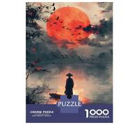 Rompecabezas para Adultos 1000 Piezas Silhouette at Sunset Rompecabezas para Adolescentes Juego De Ingenio Mejora La Memoria Actividades Divertidas En Casa 70x50cm/1000pcs