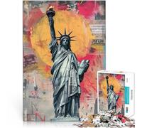 Rompecabezas para Adultos 1000 Piezas SÍMBOLO DE LA Libertad Juguete Educativo de Aprendizaje Trato como Regalo para Toda la Familia 38x26cm