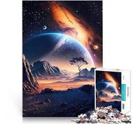 Rompecabezas para Adultos 1000 Piezas Sinfonía del Atardecer Estrellado Juego Intelectual Cada Pieza es única: un desafiante y Divertido Juego Familiar 38x26cm