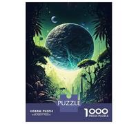 Rompecabezas para Adultos 1000 Piezas Space Mystic Forest Rompecabezas para Adultos Juegos Familiares Carrera De Velocidad Manual Cumpleaños 52x38cm/1000pcs