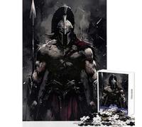 Rompecabezas para Adultos 1000 Piezas Spartab Warrior Juguetes antiestrés Regalo de cumpleaños Juego Educativo Mejora el Amor Entre Parejas Tamaño 50x75cm