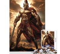 Rompecabezas para Adultos 1000 Piezas Spartan Titan of Battle Juguete Educativo Regalos de Amigo Secreto Juegos Divertidos Mejorar el Amor en Pareja Tamaño 38x52cm