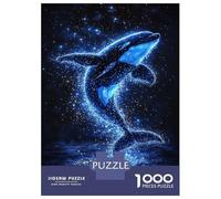 Rompecabezas para Adultos 1000 Piezas Starry Orca Leap Rompecabezas para Adultos Juego Práctico Difícil Difícil Diversión En Casa Actividades, 38x26cm/1000pcs