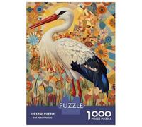 Rompecabezas para Adultos 1000 Piezas Stork in Mosaic Art-1 Rompecabezas para Adultos Juegos Relajantes Regalos para Mujeres Juegos Desafiantes Regalos 70x50cm/1000pcs