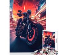 Rompecabezas para Adultos 1000 Piezas Sunset Speed Racer Juguete Educativo Regalo de cumpleaños Juegos Divertidos fomenta el Amor Entre Parejas tamaño 38x52cm