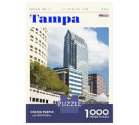 Rompecabezas para Adultos 1000 Piezas Tampa Florida Travel Art Rompecabezas para Adultos Juegos Divertidos Decoración del Hogar Actividades Divertidas En Casa 70x50cm/1000pcs