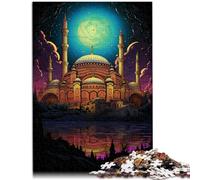 Rompecabezas para adultos, 1000 piezas, TCAC Brkiye Hagia Sophia, difícil y desafiante, 26 x 38 cm, adecuado como decoración de escritorio