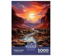 Rompecabezas para Adultos 1000 Piezas The Grand Canyon Rompecabezas para Adultos Juegos De Relajación Análisis Y Lógica Oferta como Regalos para Toda La Familia 38x26cm/1000pcs