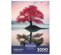 Rompecabezas para Adultos 1000 Piezas The Sakura Tree of Life Rompecabezas Juegos Divertidos Vacaciones En Casa Matar El Tiempo Oferta como Regalos para Toda La Familia 52x38cm/1000pcs