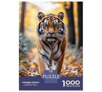 Rompecabezas Para Adultos 1000 Piezas Tiger Walking Through Autumn Leaves Poster, Picture, Metal Print, Paint by Creed Rompecabezas Para Adultos Juegos Relajantes Regalos Para Mujeres Oferta Como Rega
