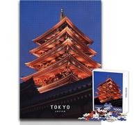Rompecabezas para Adultos 1000 Piezas Tokio Hermoso diseño Juego Una Obra de Arte Regalo para cumpleaños Tamaño 38x52cm