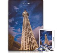 Rompecabezas para Adultos 1000 Piezas Tokio Hermoso diseño Juego Una Obra de Arte Regalo para cumpleaños Tamaño 38x26cm
