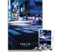 Rompecabezas para Adultos 1000 Piezas Tokio Hermoso diseño Juego Una Obra de Arte Regalo para cumpleaños Tamaño 38x52cm