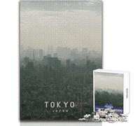 Rompecabezas para Adultos 1000 Piezas Tokio Hermoso diseño Juego Una Obra de Arte Regalo para cumpleaños Tamaño 38x26cm