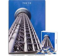 Rompecabezas para Adultos 1000 Piezas Tokio Hermoso diseño Juego Una Obra de Arte Regalo para cumpleaños Tamaño 38x52cm