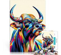 Rompecabezas para Adultos 1000 Piezas Toro de Lidia español Juguete Educativo de Aprendizaje Toda la Familia. 38x26cm