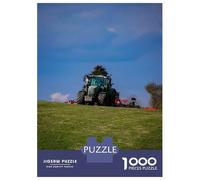 Rompecabezas para Adultos 1000 Piezas Tractor on The Hill Rompecabezas Juegos Divertidos Vacaciones En Casa Matar El Tiempo Oferta como Regalos para Toda La Familia 70x50cm/1000pcs