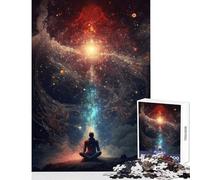 Rompecabezas para Adultos 1000 Piezas Tranquilidad Cósmica Decoración del Hogar Juguetes Regalos de Amigo Invisible Juego de ingenio Cada Pieza es única - Tamaño 38x52cm