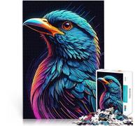 Rompecabezas para Adultos 1000 Piezas Un pájaro de Media Cara Entrena tu Cerebro y Tus Manos Juguetes de decoración del hogar 38x26cm